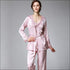 Elegant Autumn And Winter Silk Pajamas