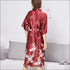 Elegant Floral Printed Night-robe
