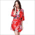 Elegant Night-robe Fabric Floral Printed