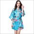 Elegant Night-robe Fabric Floral Printed