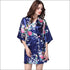 Elegant Night-robe Fabric Floral Printed