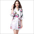 Elegant Night-robe Fabric Floral Printed