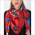 Exotic Garden Silk Scarf 110 x 110 cm