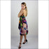 Exotic woman silk dress
