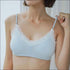 Fabric Cotton Contrast Lace Design Soft Cup Bra Summer Set