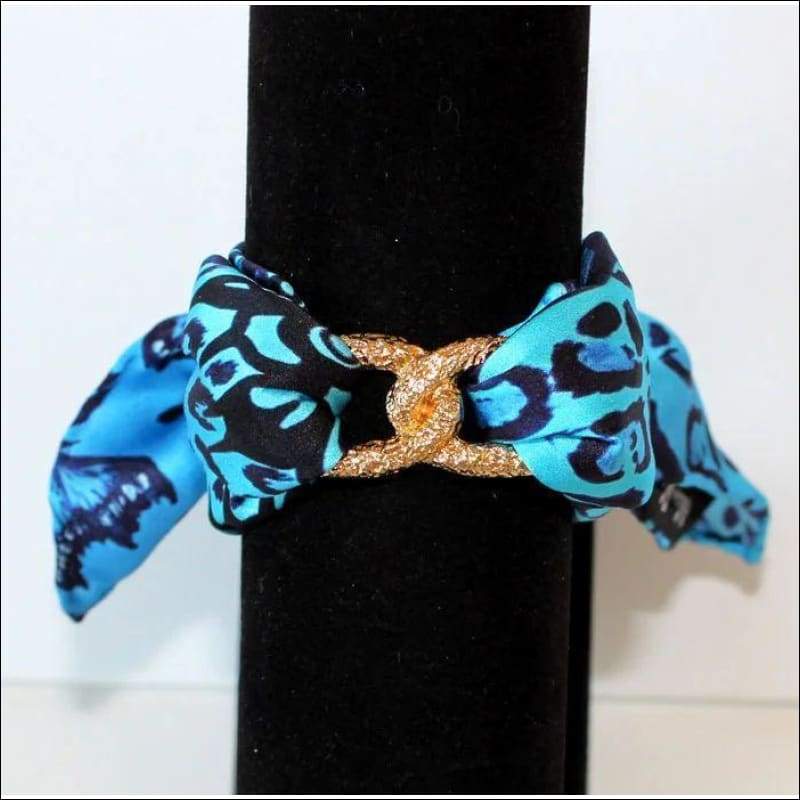 Feline ankle silk bracelet - Gold - Ankle Bracelets