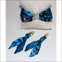 Feline silk tie earring