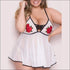 Floral Embroidery Plus Size Nightwear
