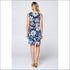 Floral Print Dress with Front Knot