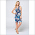 Floral Print Dress with Front Knot