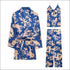 Floral Printed 3pcs/set Autumn Winter Pajamas