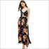 Floral Spaghetti Strap Maxi Dress