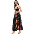 Floral Spaghetti Strap Maxi Dress