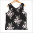 Flower Pattern Printed V-neck Camisole+Shorts Chiffon Suit