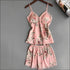 Flower Print Pajamas Set