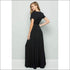 Flowy Maxi Wrap Dress
