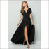 Flowy Maxi Wrap Dress