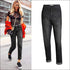 Gradient Black Color Loose Straight Jeans