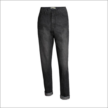 Gradient Black Color Loose Straight Jeans