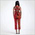 Graphic Print Sleeveless Jumpsuits