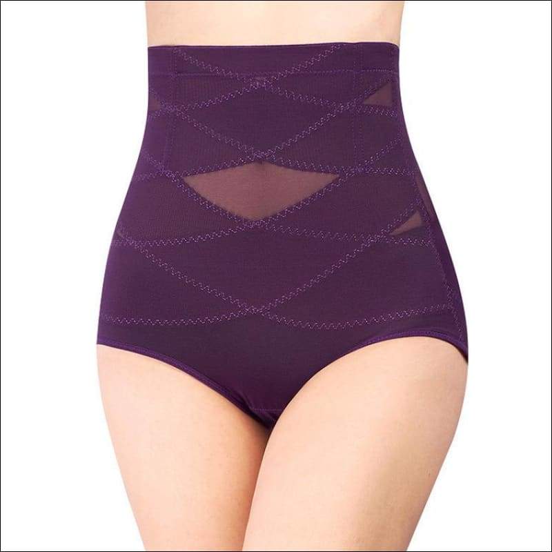 High-waisted Sexy Slim Breathable Control Panties - Lingerie