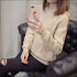Hooded Design Long Sleeve Knitwear