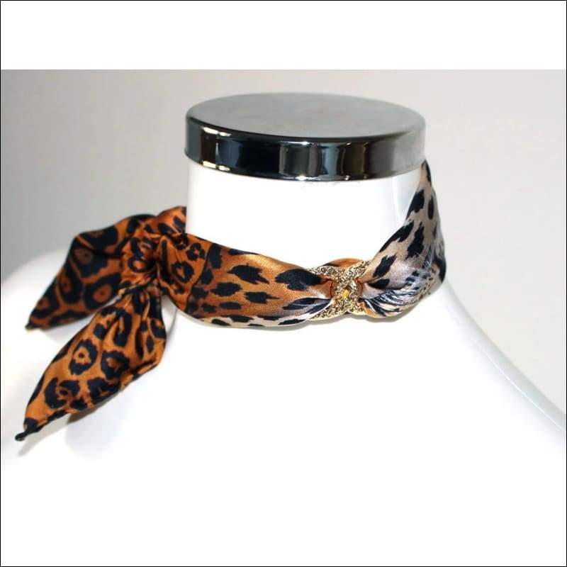 Jaguar Choker Necklace - Gold - Chokers - Necklaces
