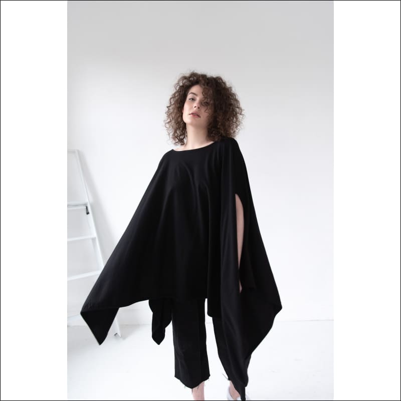 Jersey Poncho - Tops & Blouses