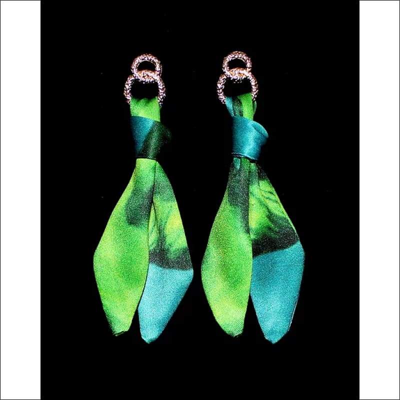 Jungle Leopard Tie Earring - Gold - Earrings