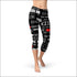 Kiss Me Black Capri Leggings
