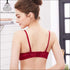 Lace Floral Embroidery Wireless Push Up Bra