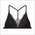 Lace Front Closure Y Shape Plunge Bra Set