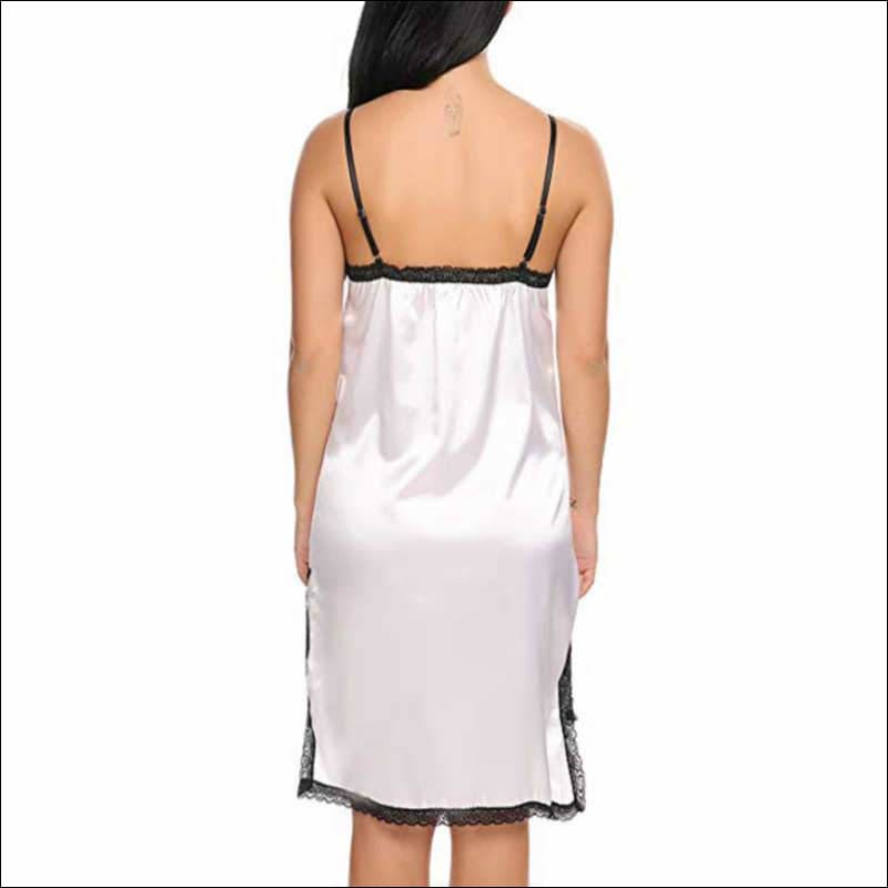 Lace Irregular Hem Nightdress - Lingerie & Sleep