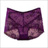 Lace Rose Parttern Hollow Out Classic Briefs
