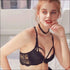 Lace Underwire Push-up Front Closure Bra Brief Set