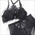 Lace Underwire Push-up Front Closure Bra Brief Set