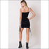 Lace Up Mini Dress