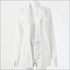 Lapel Long-sleeve Blazer Belt Decor High-waisted Shorts Suit Set