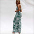 Leaves Printed Sleeveless Loose Jumpsuits