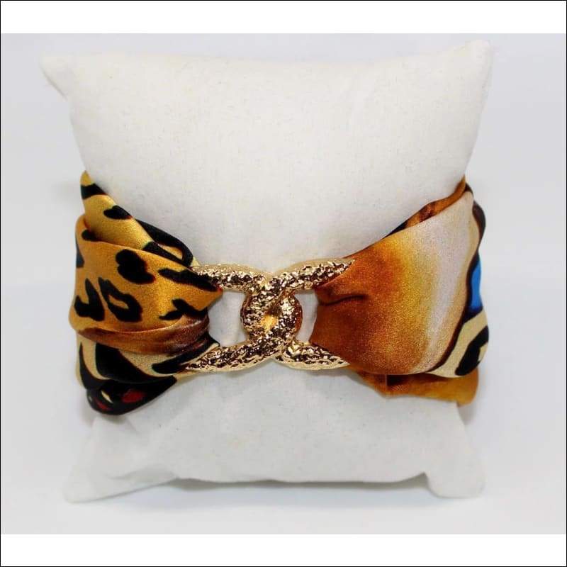 Leona Infinity silk bracelet - Gold - Bracelets