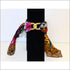 Leopard ankle silk bracelet