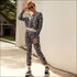 Leopard Long-sleeve Hoodie And Casual Pants