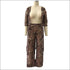 Leopard Print Cover Up Wide Leg Trousers Casual Two-piece Set