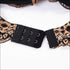 Leopard Push Up Bra And Lace Hollow Out Underwear Panty Set