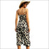 Leopard V-neck Sleeveless Lace-up Sling Jumpsuits