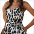 Leopard V-neck Sleeveless Lace-up Sling Jumpsuits