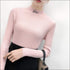 Letter Embroidery Mock Neck Knitwear