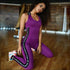Letter Pattern Yoga Leisure Sports Jumpsuits