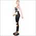 Letter Print Sleeveless Tight Jumpsuits