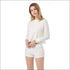 Long-sleeve Casual Loose Pattern Pajama Set